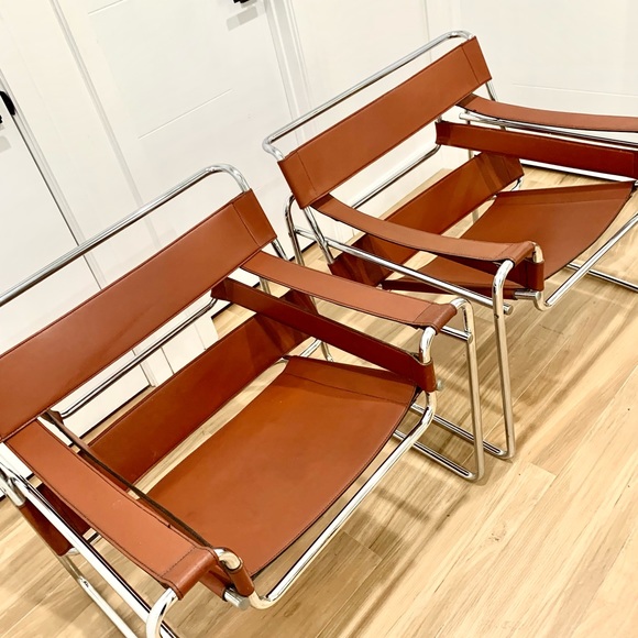 2 Waissily chairs by Marcel Breuer for Knoll - Picture 4 of 5